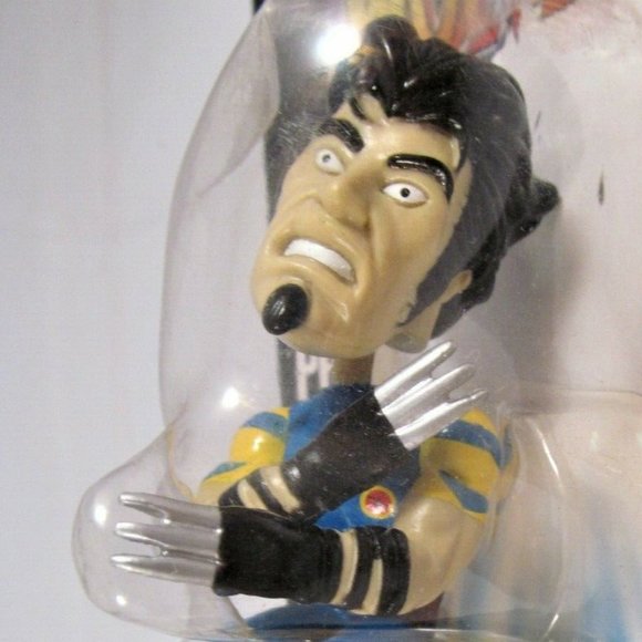 Marvel 2003 Wolverine Jiggle Head Pen with Stand - Picture 3 of 12